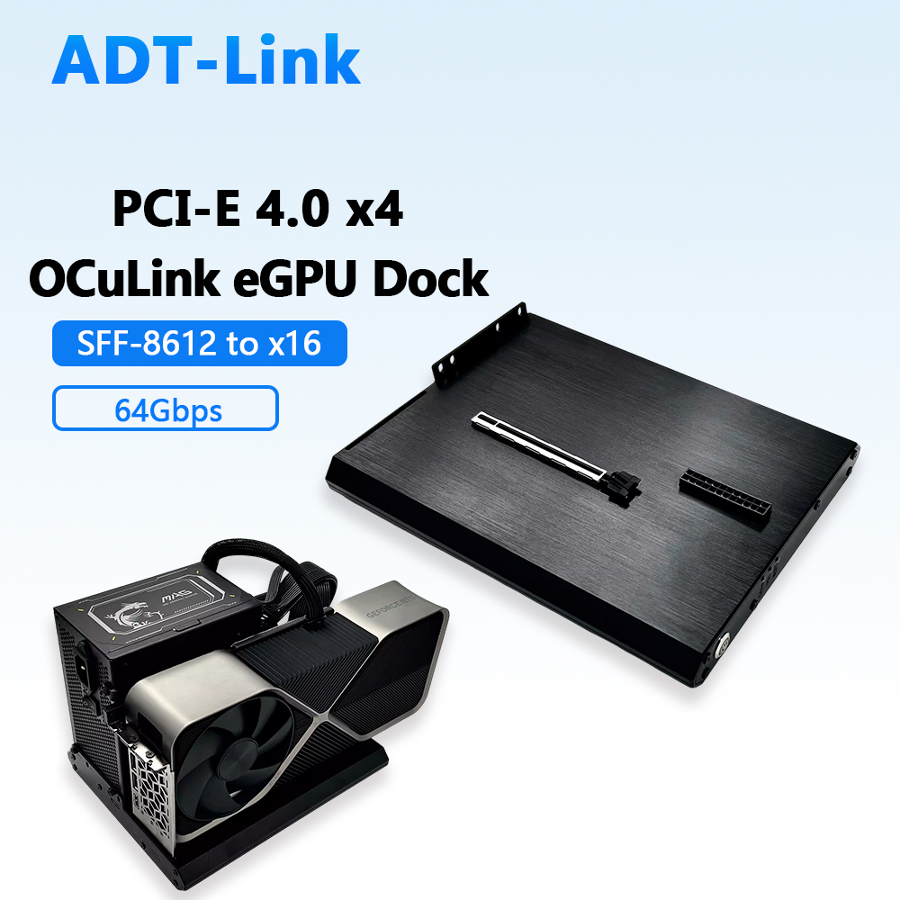 OCuLink eGPU Dock PCIe 4.0 X4  - đánh giá và giá Rtx 4080 Water Cooling Block
