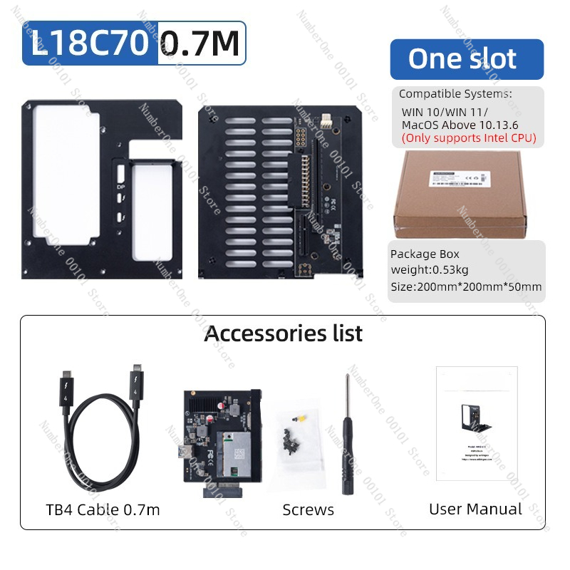 For L18 Thunderbolt 3 4 GPU Do - đánh giá và giá Oculink Gpu Dock Station