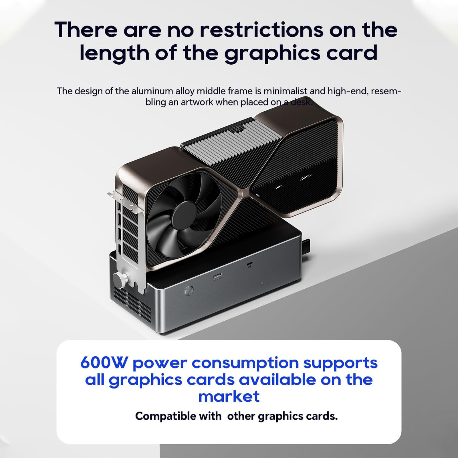 800W PSU PCIe 4.0 X4 External  - đánh giá và giá Oculink Gpu Dock Station